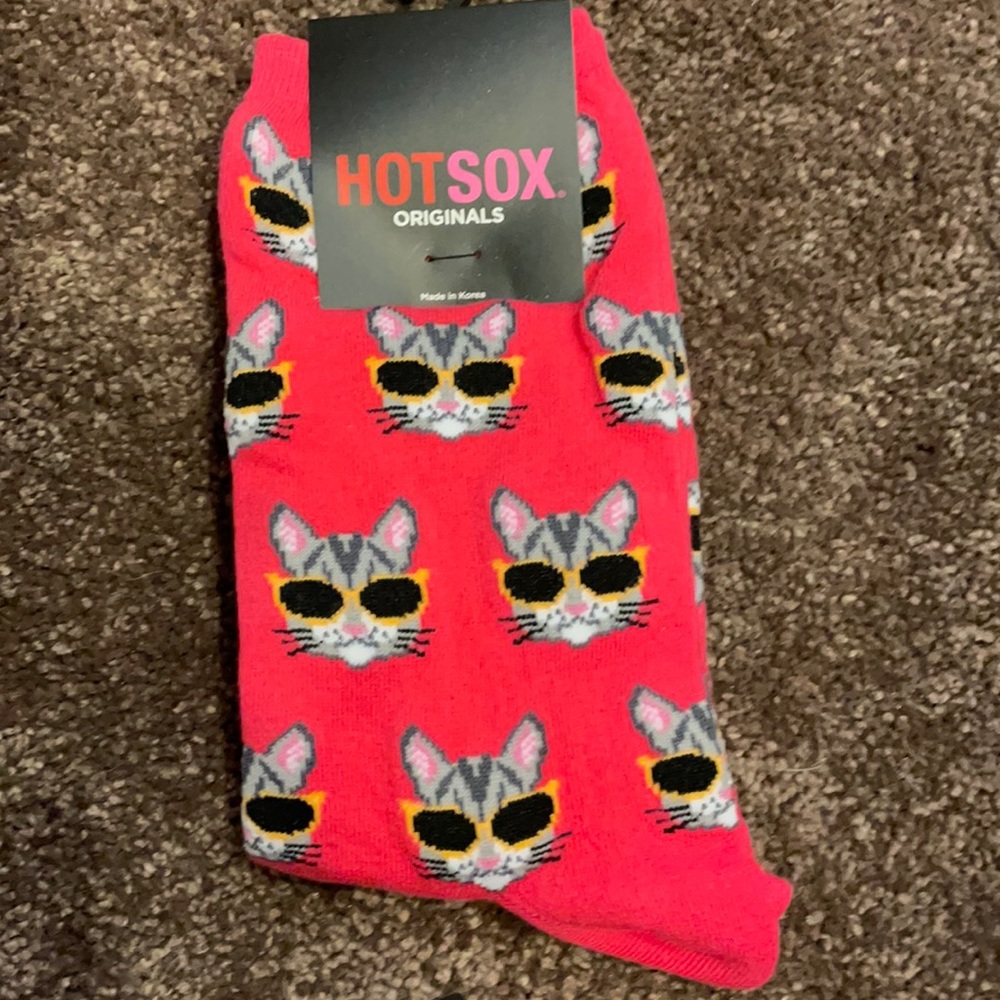 Hot Sox cat socks